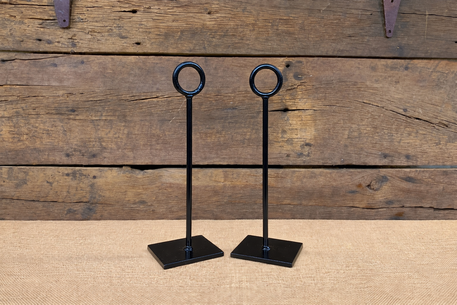 18" Round BLACK Banner Stands